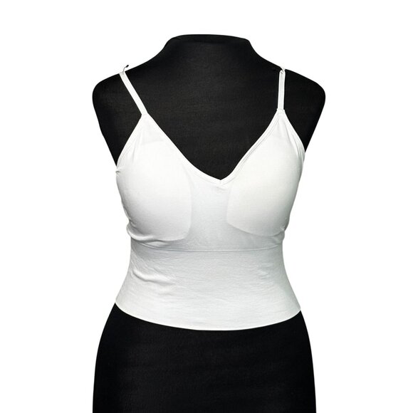 Set Of 3 Marilyn Monroe Camisole Tops Adjustable Straps Size L White Black Gray - Picture 2 of 16